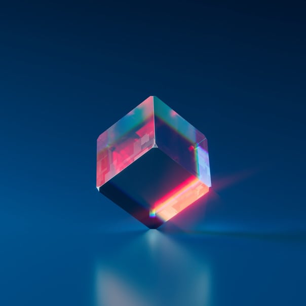 picture of a prism cube